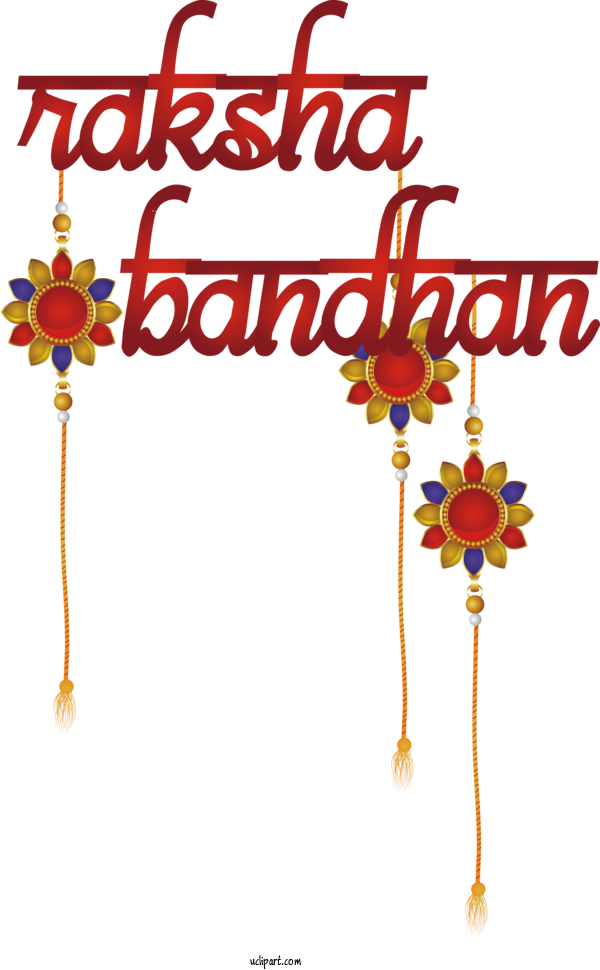 Free Holidays Flower Tree Line For Raksha Bandhan Clipart Transparent Background