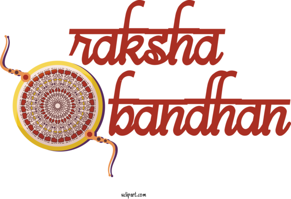 Free Holidays Logo Design Line For Raksha Bandhan Clipart Transparent Background