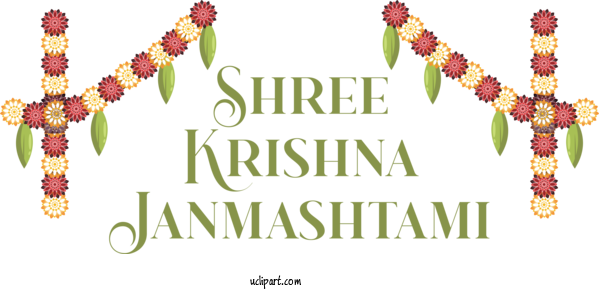 Free Holidays Flower Drawing Painting For Krishna Janmashtami Clipart Transparent Background