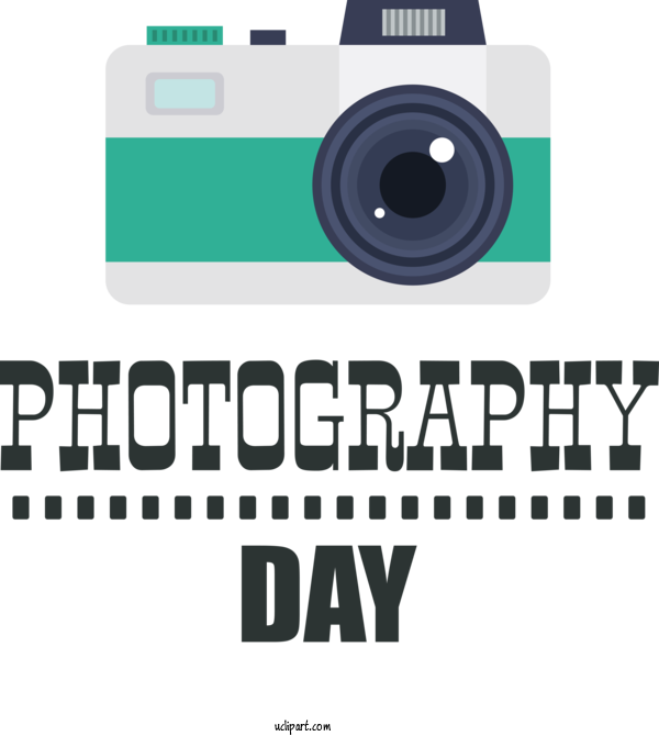 Free Holidays Design Logo Font For Photography Day Clipart Transparent Background