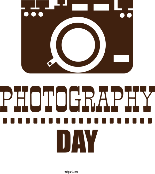 Free Holidays Logo Design Text For Photography Day Clipart Transparent Background