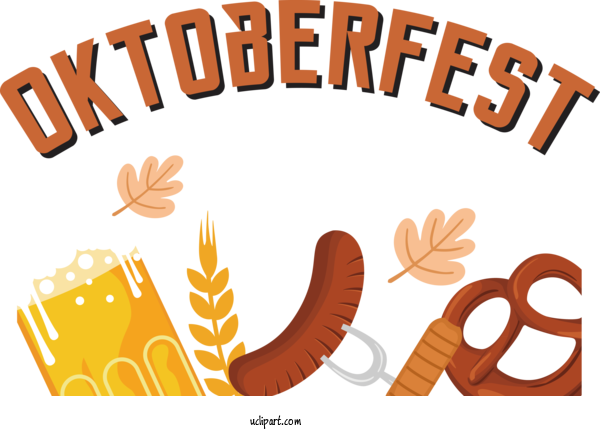 Free Holidays Logo Cartoon Commodity For Oktoberfest Clipart Transparent Background