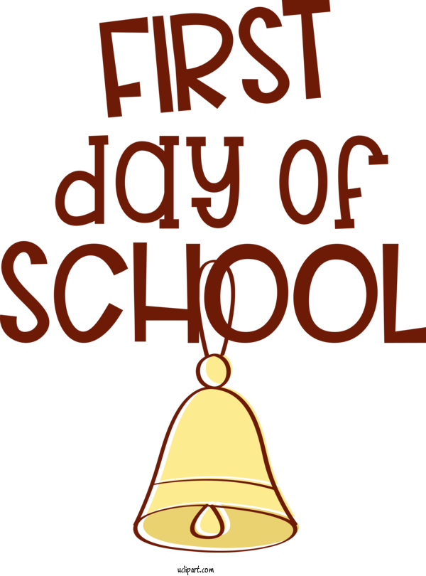 Free Holidays Line Yellow Meter For First Day Of School Clipart Transparent Background