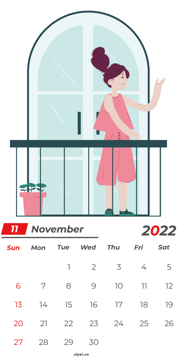 Free Holidays Architecture Drawing Furniture For November 2022 Calendar Clipart Transparent Background