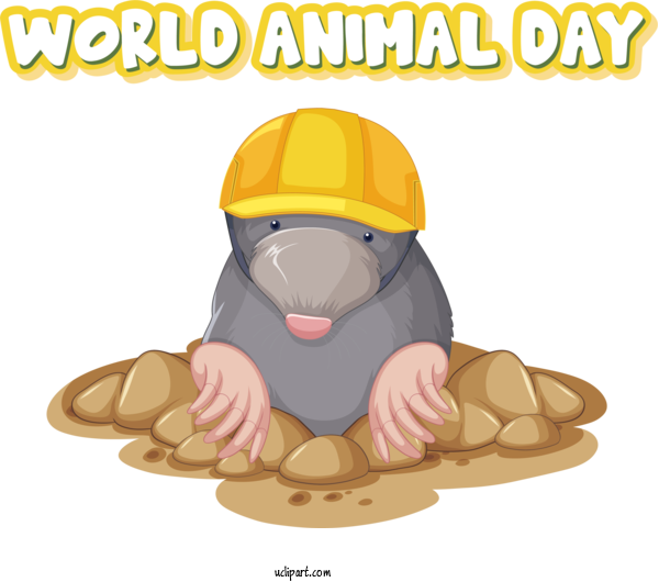 Free Holidays Drawing For World Animal Day Clipart Transparent Background