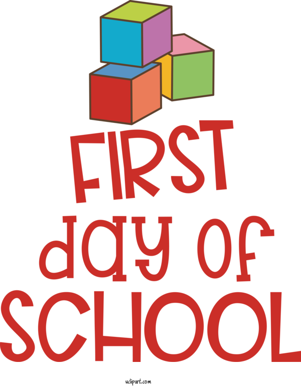 Free Holidays Human Logo Design For First Day Of School Clipart Transparent Background