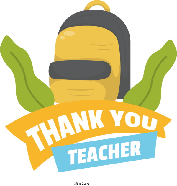 Free Holidays Human Cartoon Logo For Thank You Teacher Clipart Transparent Background