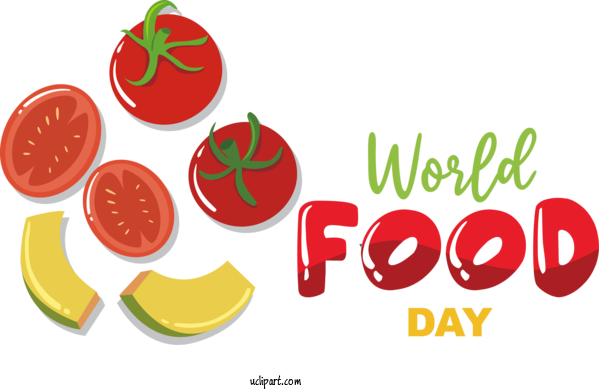 Free Holidays Natural Food Vegetable Superfood For World Food Day Clipart Transparent Background