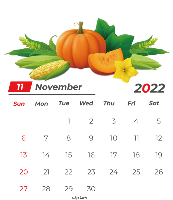 Free Holidays Pumpkin Field Pumpkin Vegetable For November 2022 Calendar Clipart Transparent Background