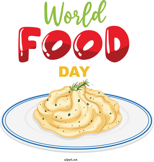 Free Holidays Line Text Dish Network For World Food Day Clipart Transparent Background