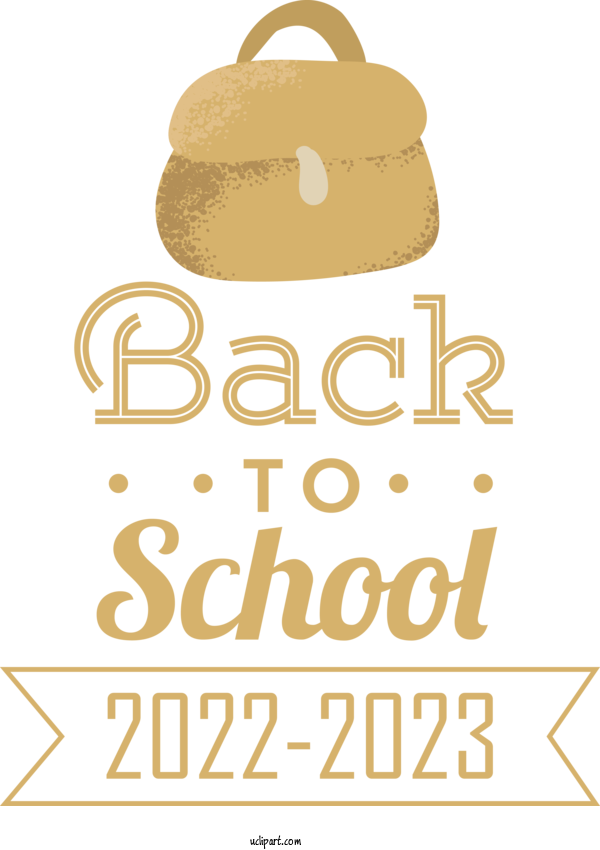 Free Holidays Logo Font Line For Back To School 2023 Clipart Transparent Background