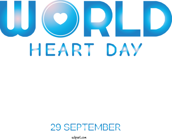 Free Holidays Logo Font Online Advertising For World Heart Day Clipart Transparent Background
