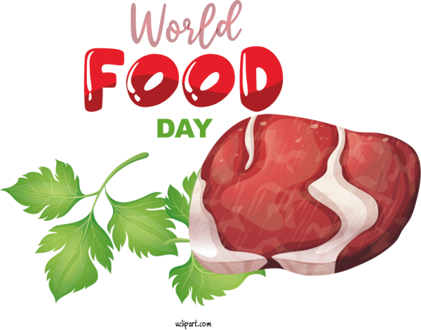 Free Holidays Beef Vegetable Steak For World Food Day Clipart Transparent Background