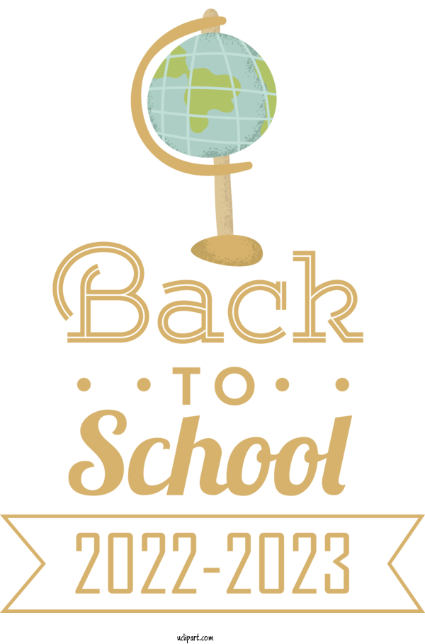 Free Holidays Human Logo Font For Back To School 2023 Clipart Transparent Background
