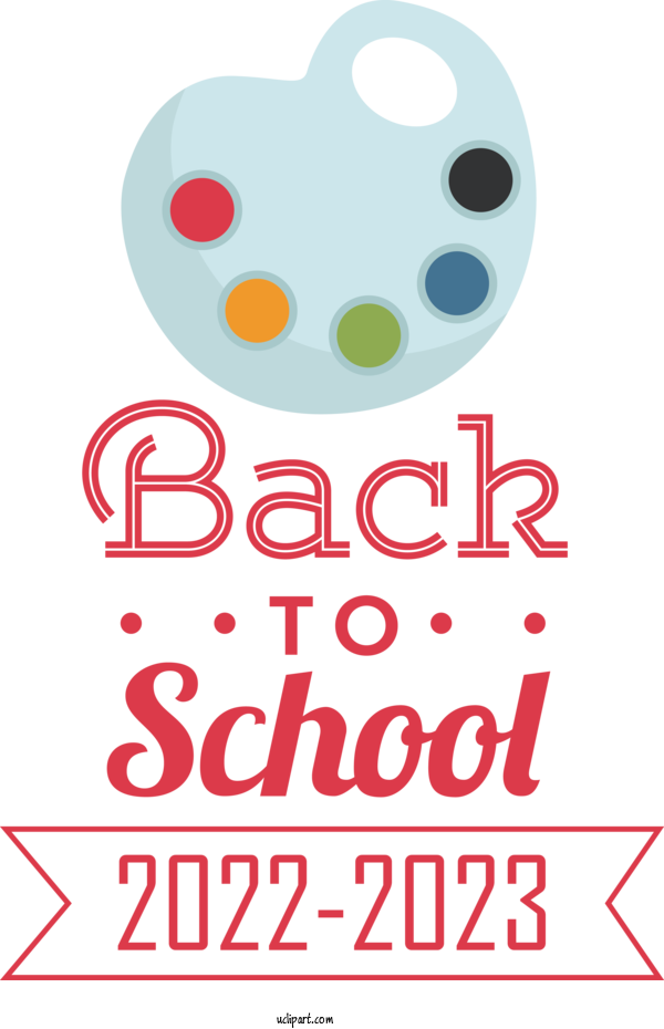 Free Holidays Logo Text Line For Back To School 2023 Clipart Transparent Background