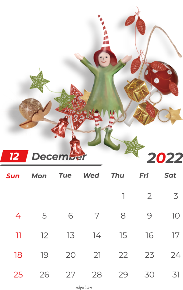 Free Holidays Download Germany New Year Mrs. Claus For December 2022 Calendar Clipart Transparent Background