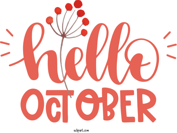 Free Holidays Logo Four Corners Monument Flower For Hello October Clipart Transparent Background