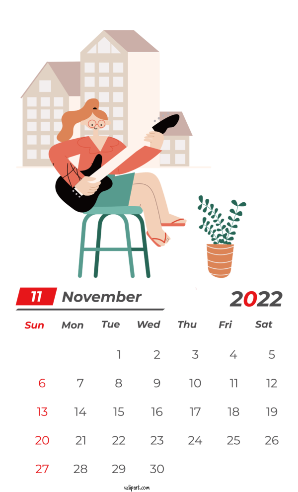 Free Holidays Calendar Logo Drawing For November 2022 Calendar Clipart Transparent Background