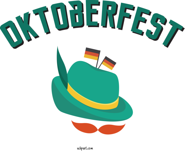 Free Holidays Logo Design Line For Oktoberfest Clipart Transparent Background