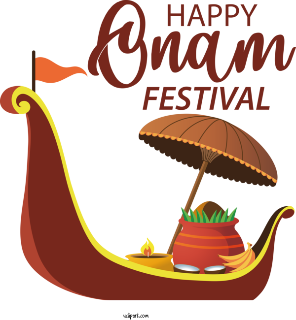 Free Holidays Onam Festival Drawing For Onam Festival Clipart Transparent Background