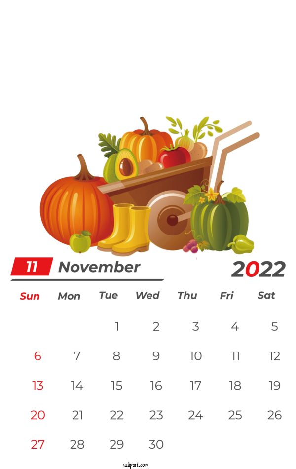 Free Holidays Pumpkin Pie Pumpkin Thanksgiving For November 2022 Calendar Clipart Transparent Background
