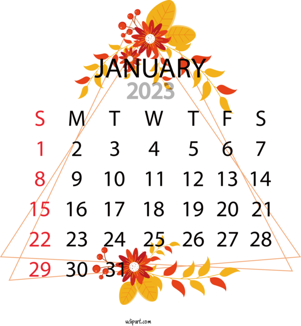 Free Holidays Calendar Hindu Calendar Month For 2023 January Calendar Clipart Transparent Background