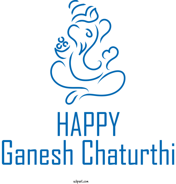 Free Holidays Human Logo Behavior For Ganesh Chaturthi Clipart Transparent Background