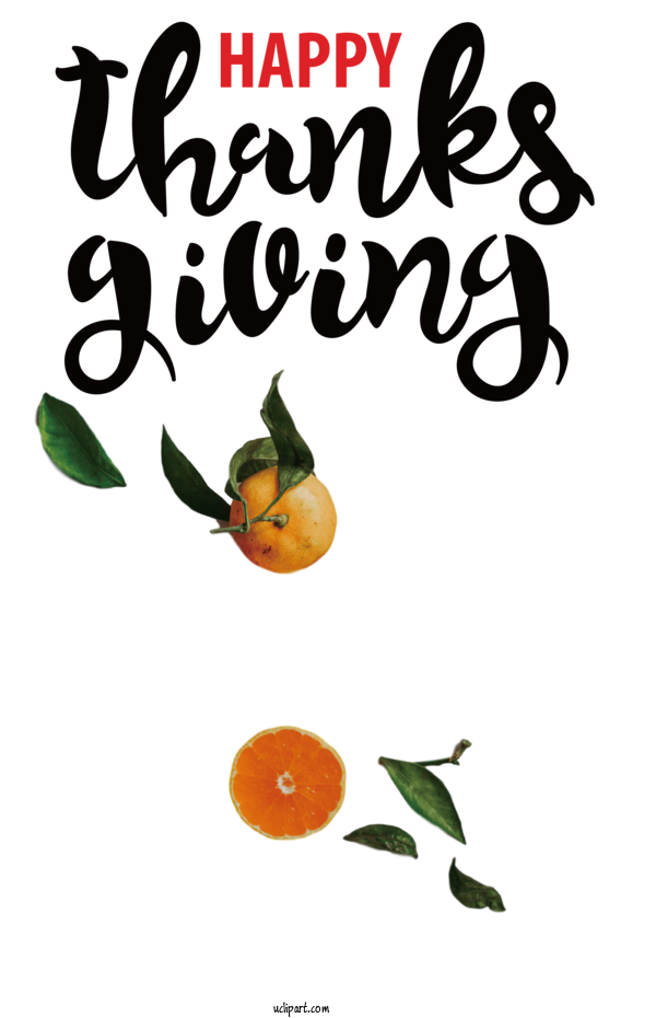 Free Holidays Clementine Pear Calligraphy For Thanksgiving Clipart Transparent Background