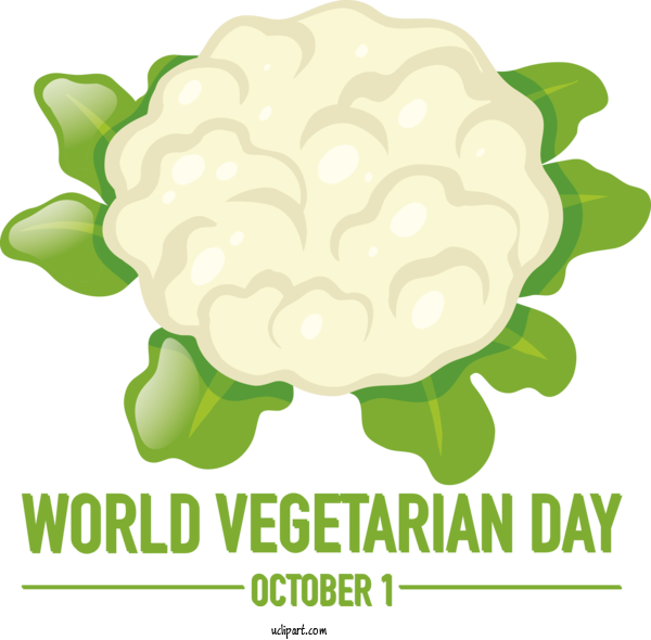 Free Holidays Cabbage Carrot Cauliflower For World Vegetarian Day Clipart Transparent Background