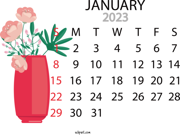 Free Holidays Calendar 2022 Islamic Calendar For 2023 January Calendar Clipart Transparent Background