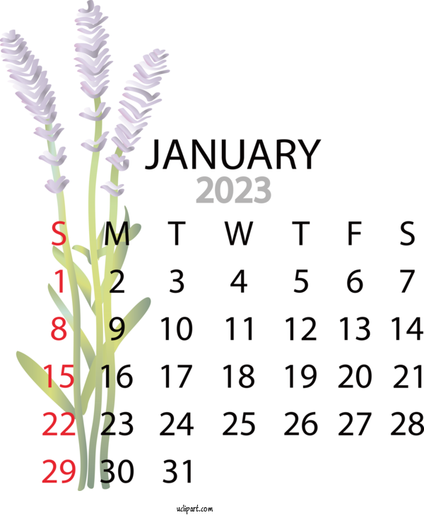 Free Holidays Calendar 2021 Calendar For 2023 January Calendar Clipart Transparent Background