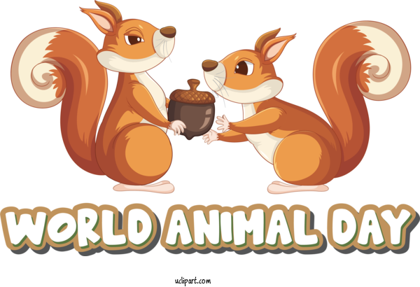 Free Holidays Squirrels Red Squirrel Tree Squirrel For World Animal Day Clipart Transparent Background