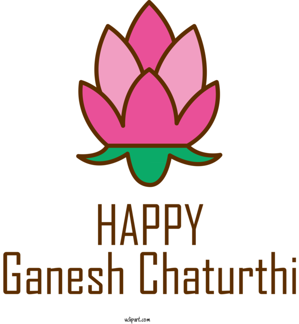 Free Holidays Leaf Flower Tree For Ganesh Chaturthi Clipart Transparent Background