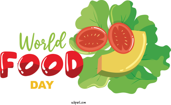 Free Holidays Natural Food Vegetable For World Food Day Clipart Transparent Background