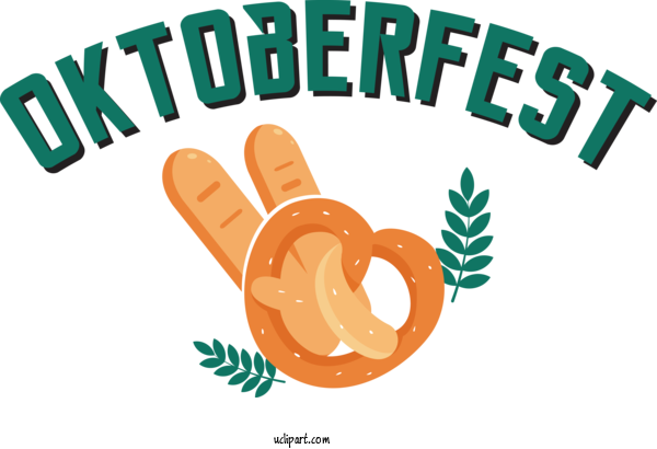 Free Holidays Logo Cartoon Text For Oktoberfest Clipart Transparent Background