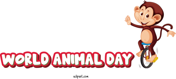 Free Holidays Adjective Word Humor For World Animal Day Clipart Transparent Background