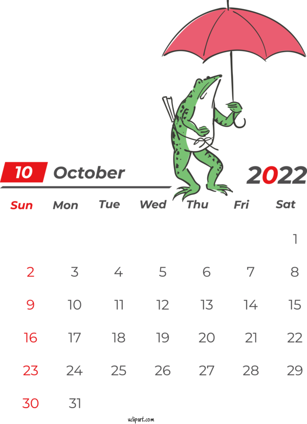 Free Holidays Calendar 2022 Solar Calendar For October 2022 Calendar  Clipart Transparent Background
