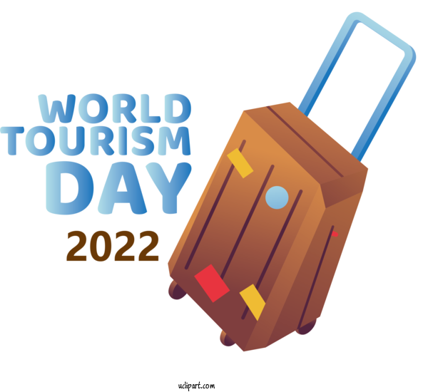Free Holidays Design Line Font For 2022 World Tourism Day Clipart Transparent Background