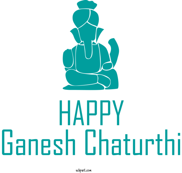 Free Holidays Human Logo Behavior For Ganesh Chaturthi Clipart Transparent Background
