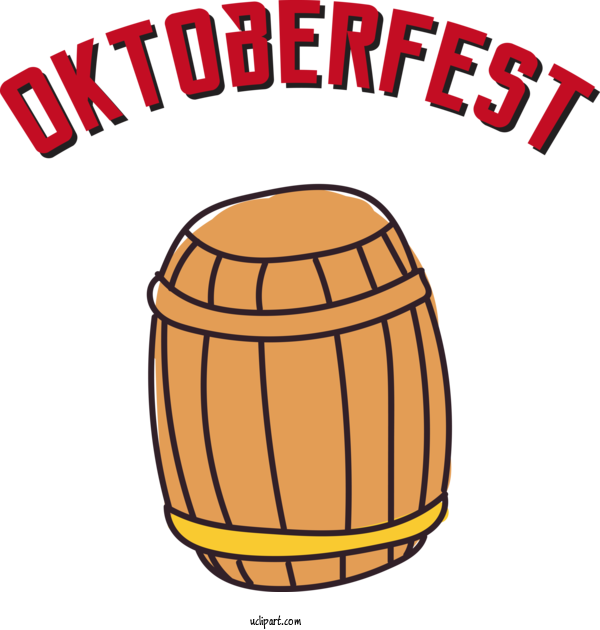 Free Holidays Cartoon Line Text For Oktoberfest Clipart Transparent Background