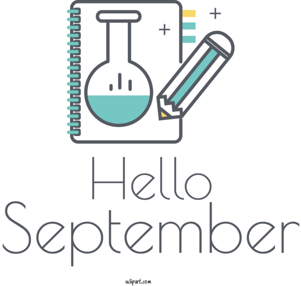 Free Holidays Logo Number Diagram For Hello September Clipart Transparent Background