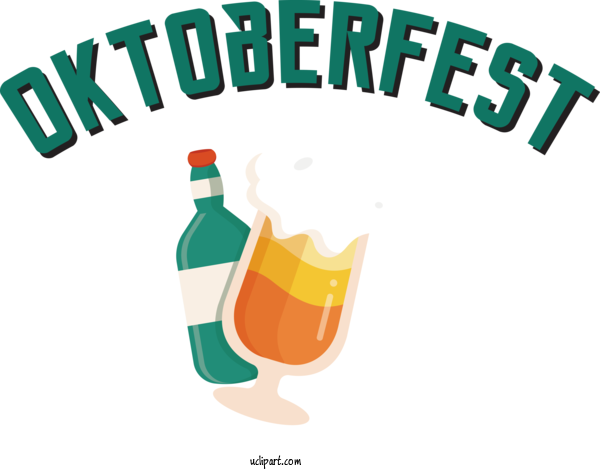 Free Holidays Logo Cartoon Design For Oktoberfest Clipart Transparent Background