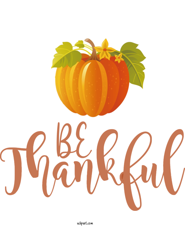 Free Holidays Pumpkin Squash Orange For Thanksgiving Clipart Transparent Background