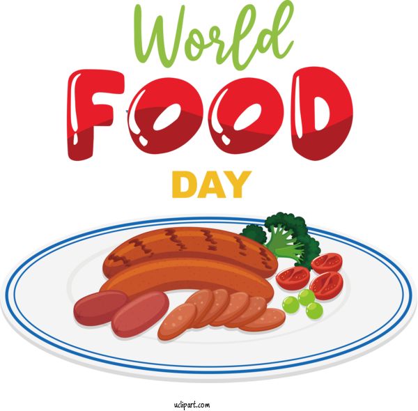 Free Holidays Sausage Knackwurst Bockwurst For World Food Day Clipart Transparent Background