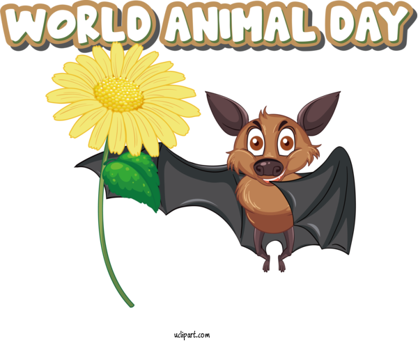 Free Holidays Bats Drawing For World Animal Day Clipart Transparent Background