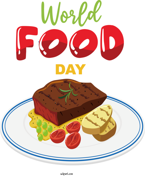 Free Holidays Line Text Dish Network For World Food Day Clipart Transparent Background
