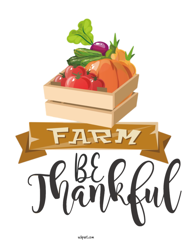 Free Holidays Natural Food Logo Local Food For Thanksgiving Clipart Transparent Background