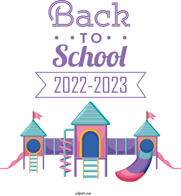 Free Holidays School Royalty Free Typography For Back To School 2023 Clipart Transparent Background