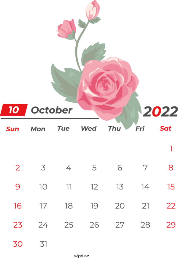 Free Holidays Calendar Drawing Symbol For October 2022 Calendar  Clipart Transparent Background