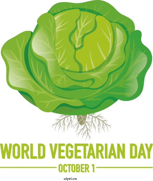 Free Holidays Cauliflower Design Royalty Free For World Vegetarian Day Clipart Transparent Background